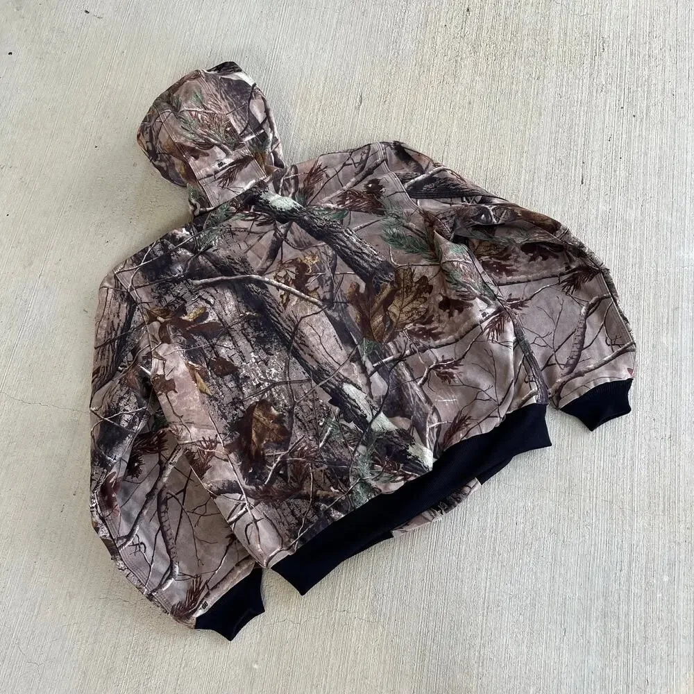 Carhartt camo active hooded work wear jacket